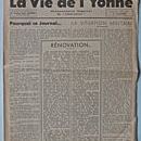La Vie de l'Yonne n°1, 22 septembre 1944 page 1