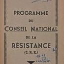 Programme du Conseil National de la Résistance page 1