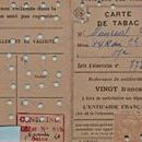 Carte de rationnement pour le tabac