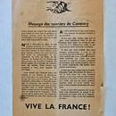 Message des ouvriers de Coventry aux ouvriers français, 1er mai 1941, verso